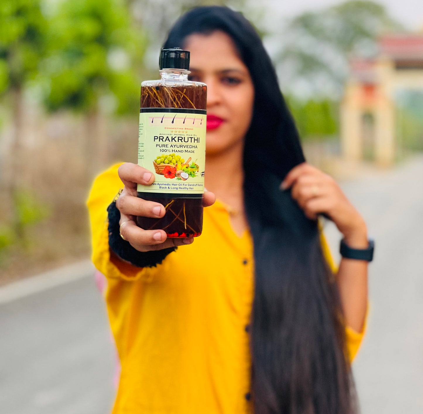 🔻Adivasi Prakruthi Pure ayurveda Hair Oil Buy 1000ML full course📦