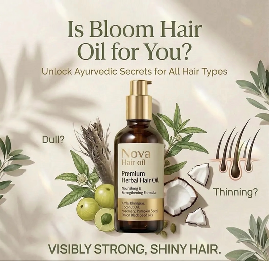 NOVA Ayurvedic Black Hair Oil - 50ml