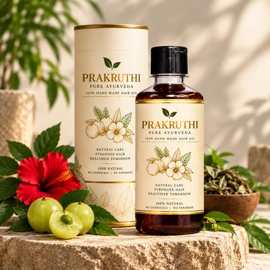 500ML Ayurvedic Hair Oil - 3 Month Hair Growth Package