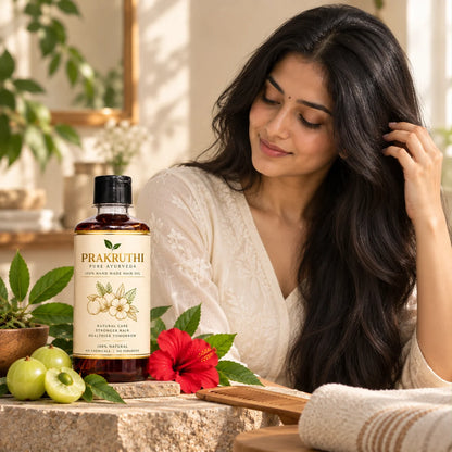 500ML Ayurvedic Hair Oil - 3 Month Hair Growth Package