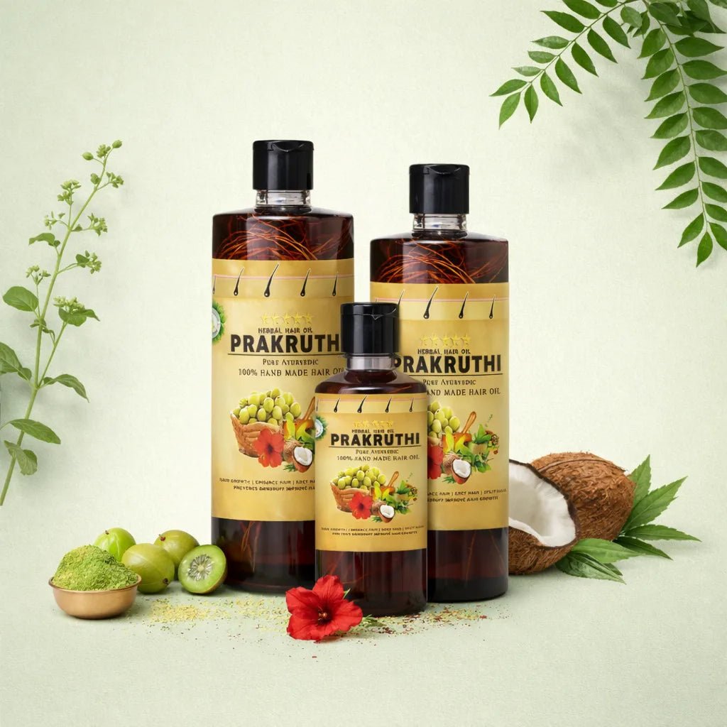 1000ML Hair Oil + 250ML Shampoo Free - 8 Month Full Course Package