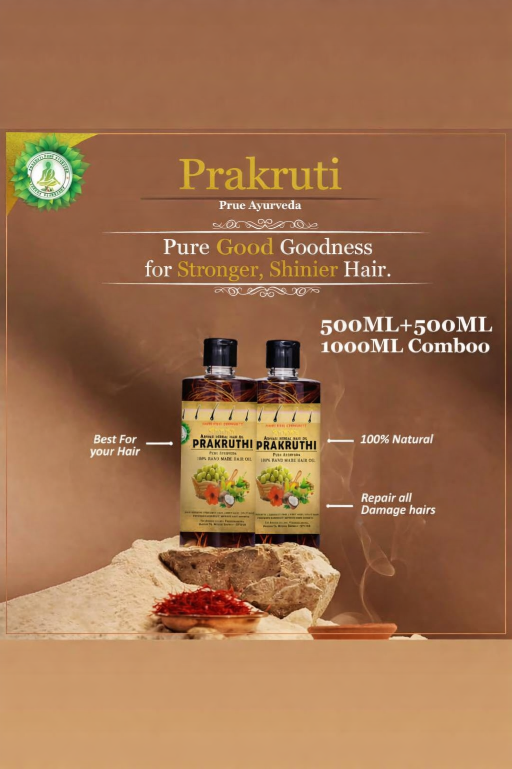 🔻 1000 ML (Hair growth full course 8 month 📦)